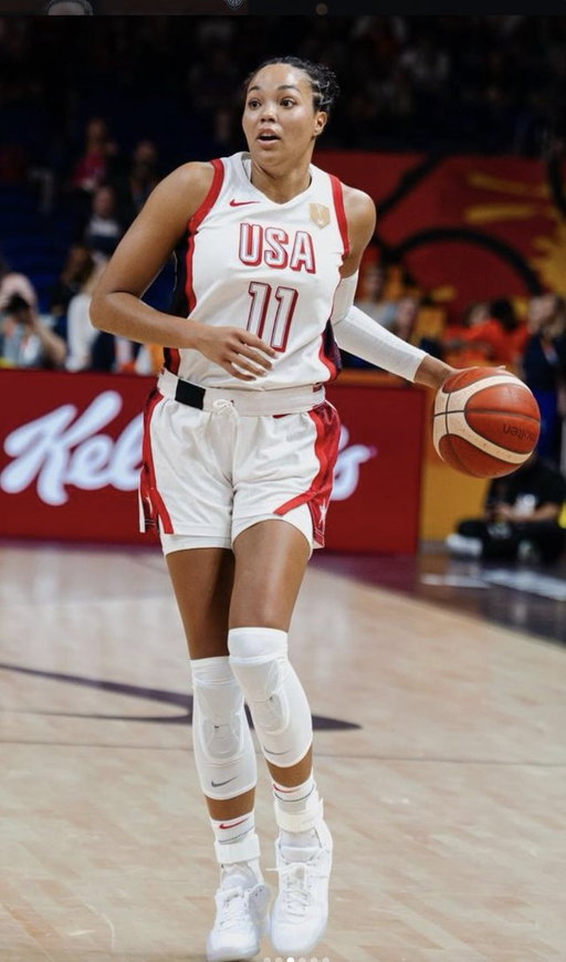 🥇 Team USA is headed to the FIBA Women’s Basketball World Cup semifinals. 

The U.S. crushed Hungary 108-56, with Napheesa Collier dropping 19 points as the Americans continue their run toward a fifth straight World Cup title. 🇺🇸

(📷: USA Basketball) 