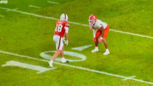 Malachi Toney is so good we forget that Cooper Barkate is one of the best senior WRs in the country. Wins outside leverage with his release and Mensah put it in his bucket.

With Mensah last year at Duke, Barkate was third nationally in 1st down receptions (51) 