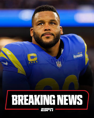 🚨 RUMOR: Aaron Donald decides to re-retire after watching the Rams get belt by the 49ers in Australia 