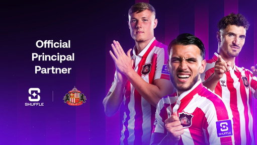 Sunderland AFC is delighted to announce @shufflecom as the Club’s new Official Sleeve Partner in a multi-year partnership.

Shuffle – a leading centralised crypto casino and sports betting platform – will feature prominently on Sunderland AFC’s first-team jerseys from this weekend, while leveraging the Club’s growing global profile to accelerate brand awareness and drive customer acquisition 🤝

🔗 http://shorturl.at/atOh5