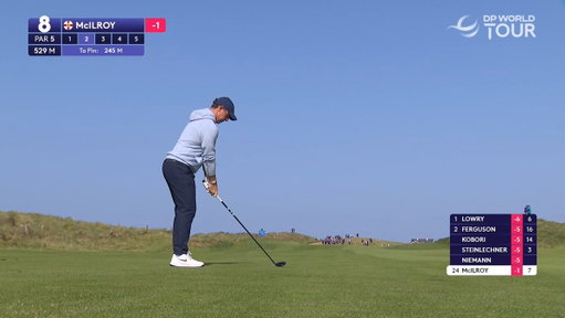 Everything about this Rory McIlroy shot is perfection.

#AmgenIrishOpen 