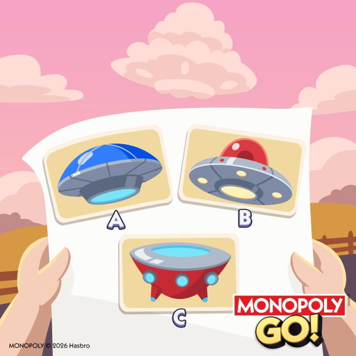 Mystery alert! Our characters are investigating a very close encounter. 🛸

Look closely at the silhouette hiding in the cloud. Which UFO pattern on the paper matches it perfectly?

Comment your answers below! 