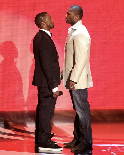 One of the greatest first-week sales battles of all time occurred today in 2007:

Kanye West's 'Graduation' (957K) 🆚 50 Cent’s 'Curtis' (691K)