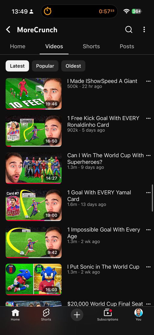 Prime FC futcrunch is back, can’t wait to show you the next vids we have lined up ❤️ 