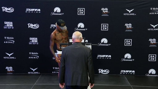 WEIGHT MADE 💪

🇬🇧 @ConorNigel - 146lbs 

#GarciaBenn | 📺 @ParamountPlus + @DAZNBoxing 