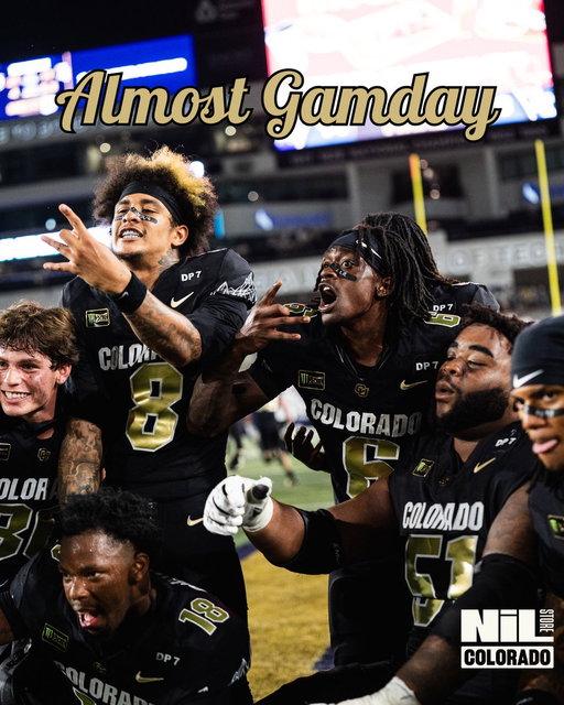 Almost Gameday… 👀🦬
The countdown is almost over. One more sleep until the Buffs are back at Folsom.
Who’s ready?

#coloradofootball #homeopener #cufootball 