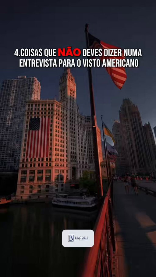 ❌ NUNCA diga estas 4 coisas na entrevista do visto americano se não quiser ter o pedido negado!

📲 Envie uma mensagem ou ligue para 617-245-8090 e agende sua consulta gratuita hoje mesmo. 
