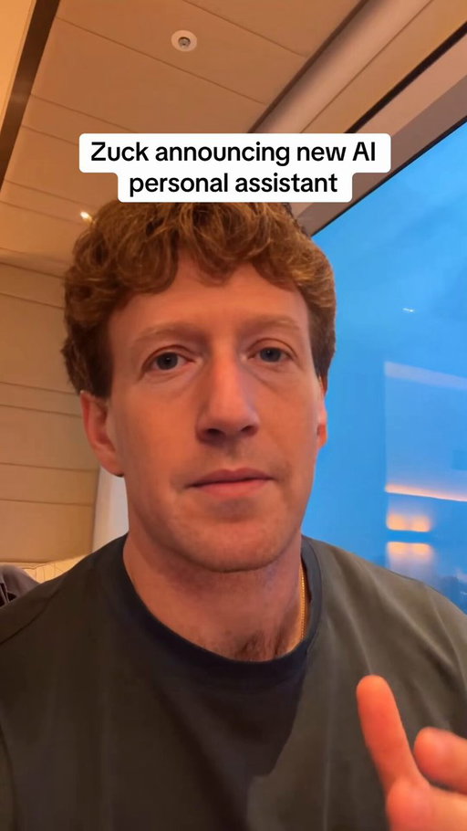 Here's Zuckerberg's public statement on Muse AI 