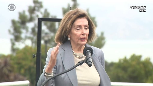 Rep. Nancy Pelosi (D-CA) said the initial reaction inside the U.S. Capitol when the first plane struck the World Trade Center was, "'Oh, my gosh, it's a terrible accident.'"

"It wasn't an accident," she realized after the second plane struck the South Tower. "It was an attack on America."

As the top ranking Democrat on the House Intelligence Committee at the time, she was rushed from the Capitol to be briefed on what happened and saw the Pentagon burning.