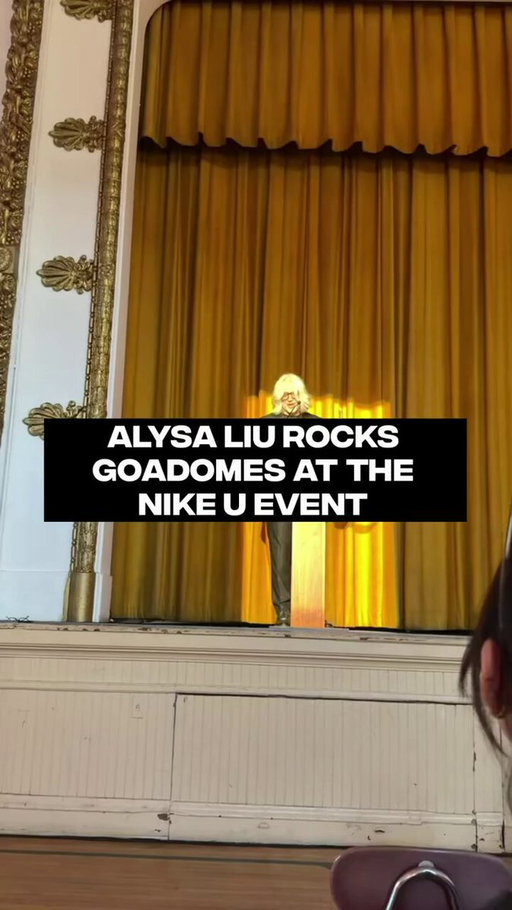 Olympic Gold Medalist Alysa Liu hits the stage in Nike Air Max Goadome 🏅⛸️ 