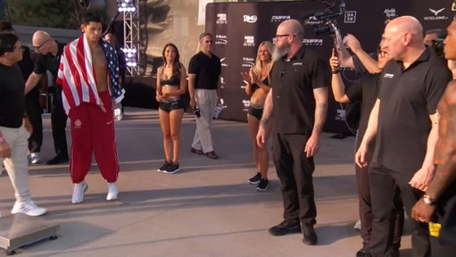 Final face off between Ryan Garcia and Conor Benn 👀 (via @Zuffa_Boxing)  