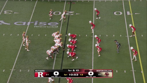 While playing college lacrosse for Boston College, Welles Crowther wore the No. 19.

Tonight, in the Red Bandanna Game and on the 25th anniversary of 9/11, @BCFootball opened the scoring with a 19-yard rushing touchdown👏🥹

📺 ESPN2 