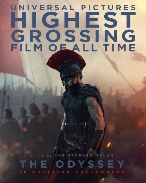 Christopher Nolan's The Odyssey is Universal Pictures’ highest-grossing film of all time. Get tickets now to experience it in theaters everywhere. 