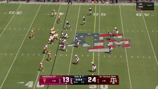 A 58-yard strike from Cutter Boley to Reed Harris 😈

📺 ABC 