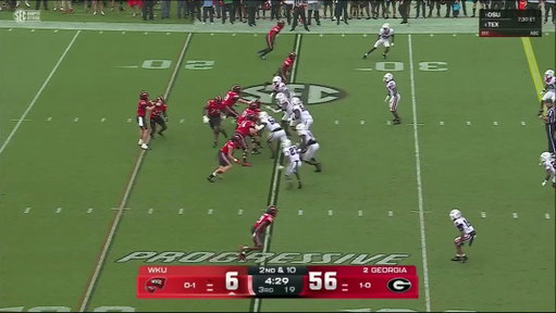 One of the wildest touchdowns you will ever see 🤯

📺: SECNetwork 