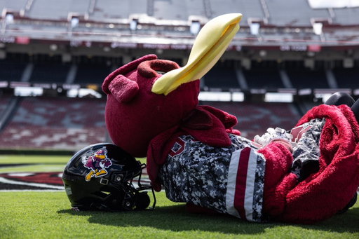 Today we’re celebrating Cocky’s induction into the Mascot Hall of Fame with a special helmet decal 🤙 