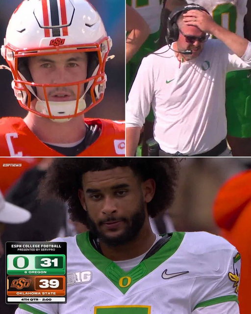 OKLAHOMA STATE UPSETS NO. 6 OREGON 😱🚨

Drew Mestemaker: 26-43, 317 pass YDs, 3 total TDs 