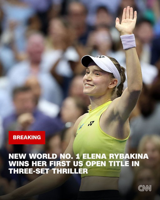 Elena Rybakina wins the US Open women's singles after defeating Aryna Sabalenka in the final.
https://t.co/dUiKvoBgPZ 