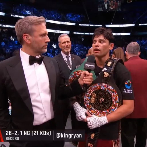 VIVA MEXICO 🇲🇽

Ryan Garcia agradecido por haber peleado en la semana de la independencia de México ‼️‼️

#GarciaBenn | En vivo por @PPlusDeportes 