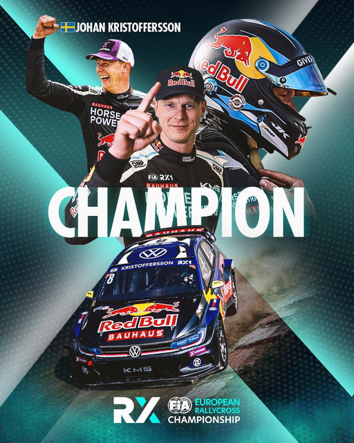 YOUR 2026 EURO RX1 CHAMPION: JOHAN KRISTOFFERSSON 🏆

#FIARallycross 
