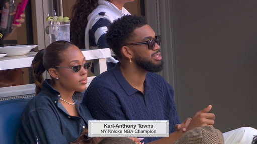 Champs in the building for the US Open final 🎾 
