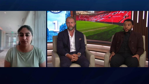 "For me it's a minimum of a yellow because his action causes the reaction... You can't just kick somebody."

@T_Deeney, @MikeGrella10 and @TMeola1 discuss whether Bruno Fernandes should have received a card in the Manchester Derby 🟨 🟥 