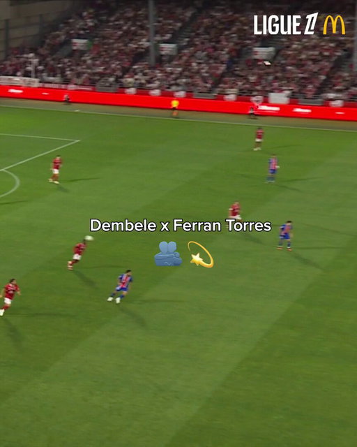 La connexion entre Ousmane Dembélé et Ferran Torres ! 💫 