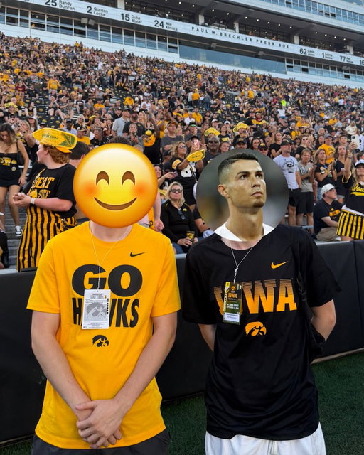 Honored to give @FreddyLA7 &amp; co their first college football experience! 😁 