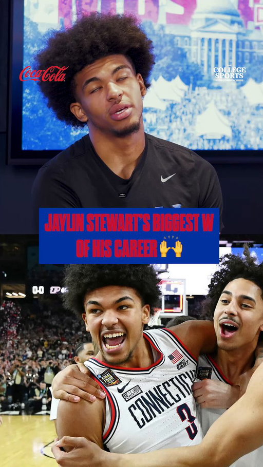 Top tier person and a top tier teammate 🙌

@Jaylinstewart6 shares with @vincewolfram15 the biggest W of his career 🔥

Presented by @CocaCola 