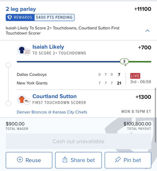 I won over $50,000 today which led me to make absolutely insane parlays during the late night game. This has resulted in me having three chances at the biggest win of my life tomorrow. One fucking time man! ANYBODY! 