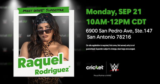 She's back home, Texas! 💚 Get ready to meet @RaquelWWE 
