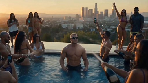 You don't need an entourage to make a SPLASH 