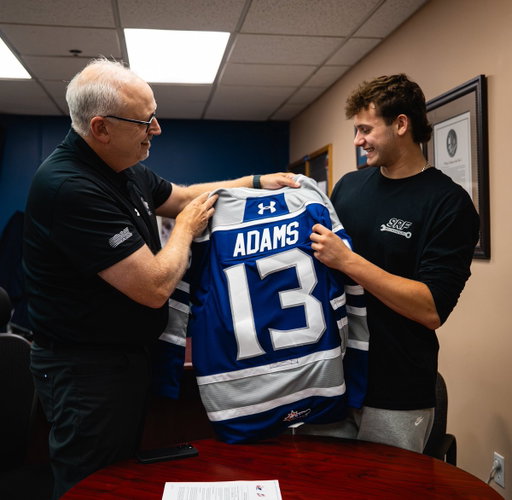 Tanner Adams is a Sudbury Wolf 🐺🥹 