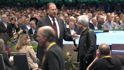 Live: @JensenHuang x @Benioff at @Dreamforce

Fresh off the debut of Koa — Salesforce’s first CRM reasoning model for Agentforce, built on @NVIDIA Nemotron 