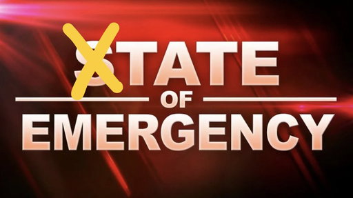 After downing a 30 ounce coffee without even as much of a hint of a bowel movement…

I am declaring a Tate of Emergency 