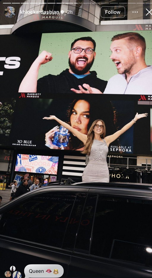 Didn’t realize you were a fan Khloe! @khloekardashian 