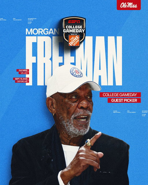 🚨 Morgan Freeman is the College Gameday Celebrity Guest Picker 🚨

#HottyToddy 