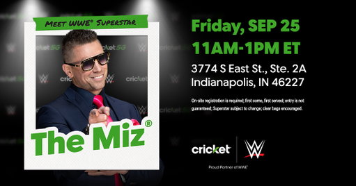 okay... we can't keep this to ourselves any longer. @mikethemiz will be meeting you in Indianapolis! line up early 💚 