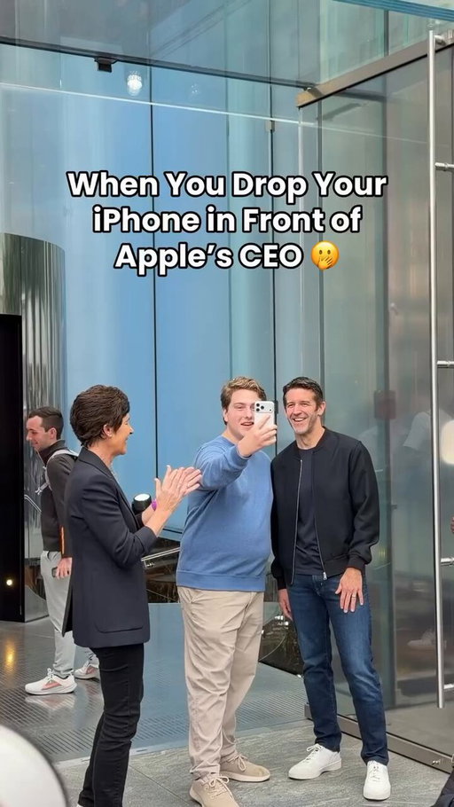 It’s ALL GOOD 😅 #applestore #johnternus #allaccess #apple #iphone17promax 