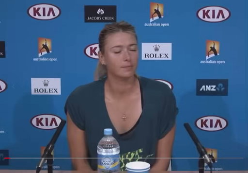 Maria Sharapova casually flirting with a reporter at the Australian Open:

​"You have a lot of self-esteem in your voice. Can you repeat the question? I was just admiring your form." 😭

