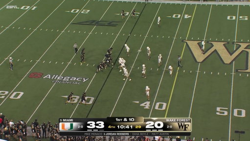 A 49-yard pickup in the clutch 😮‍💨

📺 ESPN 