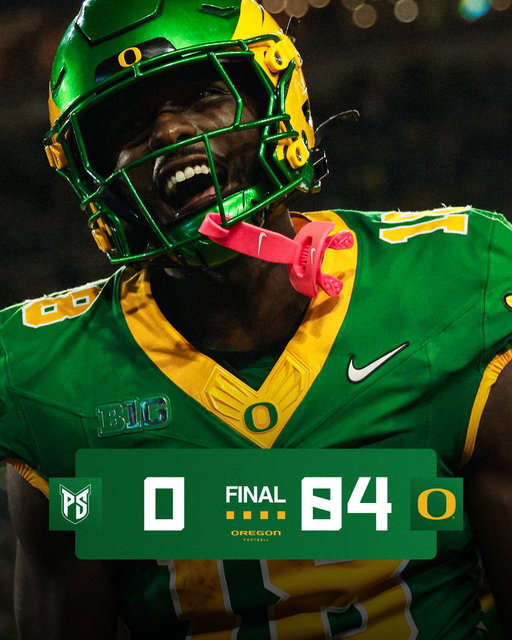 Took care of business. #GoDucks 