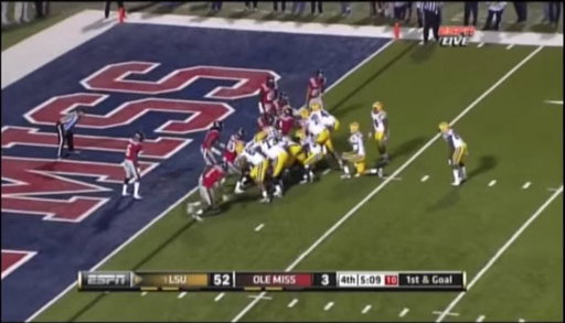 Spot the ball!!! @LSUfootball 