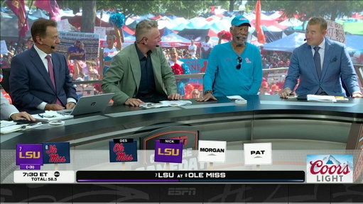 I said last week that LSU was gonna win the National Championship..

This stadium is gonna be upside down tonight and ANYTHING CAN HAPPEN..

I GUESS THE QUESTION WE’VE GOTTA ASK IS…

ARE YOU READY…

GIVE ME OLE MISS TO BEAT LSU AND LANE KIFFIN #CollegeGameDay 