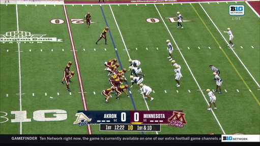 WHAT A STRIKE 🎯

@romanvoss2's first career touchdown! #RTB #SkiUMah #Gophers 

📺 @BigTenNetwork 