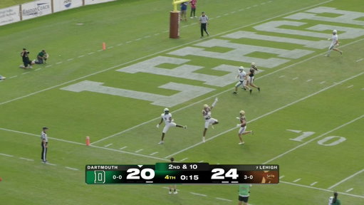 One-handed pick to seal the game for Lehigh, WOW 😮 