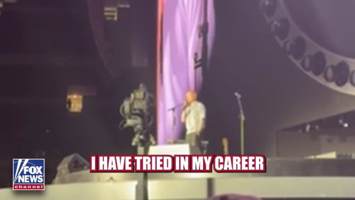 "I want my music and shows to be about unity, not division; about humanity, not politics."

An emotional Ed Sheeran addresses fans at his first show since the fallout over Macklemore's removal from his tour, apologizing as he takes the stage in Philadelphia.

Outside the stadium, pro-Palestinian protesters wave flags and chant "Free Palestine" as the controversy follows Sheeran to his next stop.

Read more on his message to fans: https://t.co/pznqyhjTOm https://t.co/QmvdASMftx