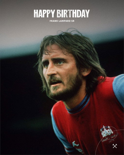 Wishing Frank Lampard Sr a happy birthday today 🎂 