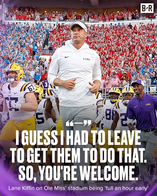 Lane Kiffin had jokes when asked about the crowd at Ole Miss 😭

(via @LSUfootball) 