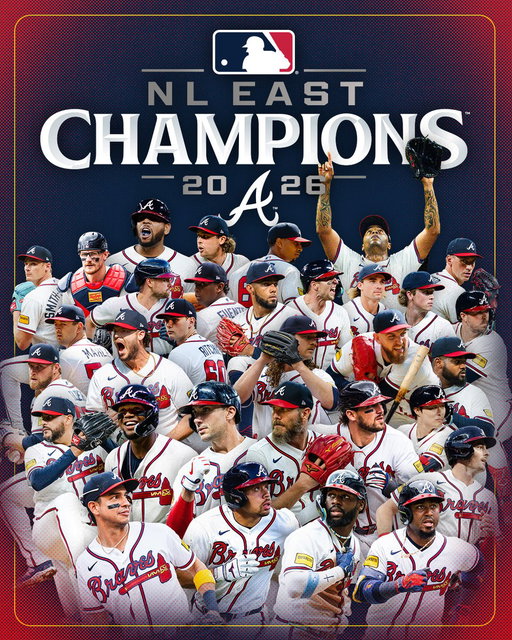 THE ATLANTA BRAVES ARE 2026 NL EAST CHAMPIONS!

#BravesCountry 